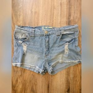 Paris Blues | Distressed denim shorts